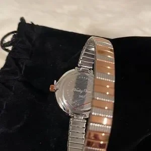 Voulez Vous Womens Stainless Steel Quartz Movement Rose Toned Designer Watch Voulez Vous Plaquette Ladies - Rose Toned - Stainless Steel  main image 3